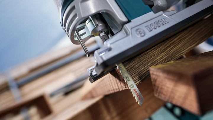 Bosch 5x Stichsägeblatt T 101 BRF Clean for Hard Wood (für hartes Holz, gerader Schnitt, Professiona