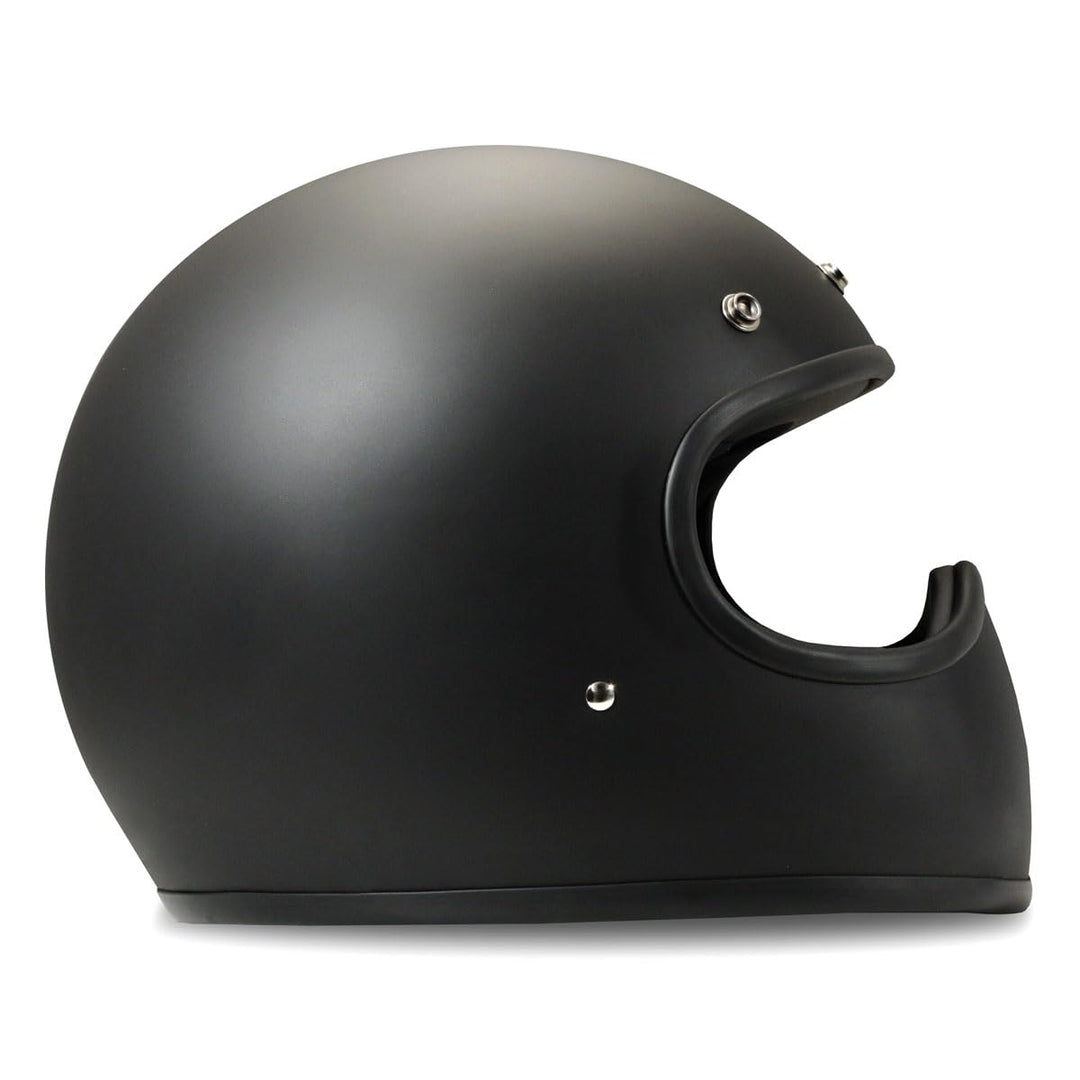 DMD Racer Motorradhelm S Schwarz matt, S Schwarz matt