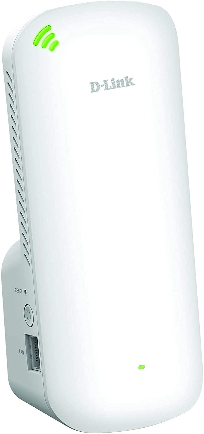 D-Link DAP-X1860 AX1800 Mesh Wi-Fi 6 Range Extender (WLAN Booster, Repeater, Hotspot mit Gigabit Por