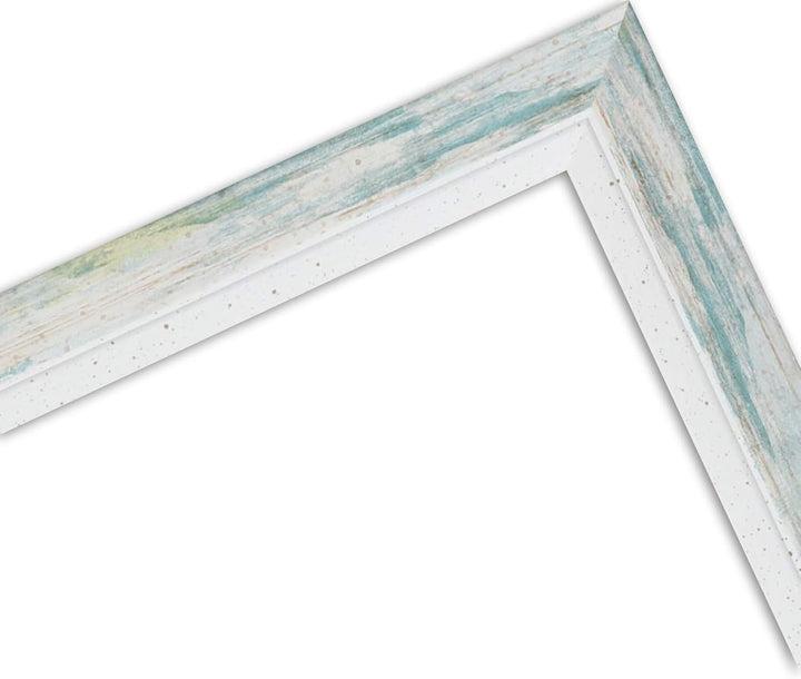 WANDStyle Bilderrahmen Modern 40x60cm I Farbe: Türkis I Fotorahmen I klassischer Bilderrahmen I Made