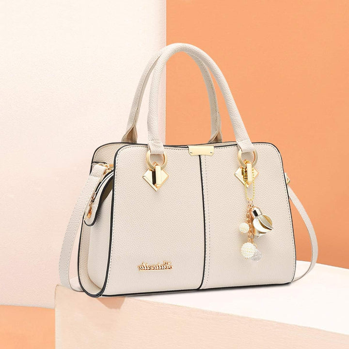 NICOLE & DORIS Damen Handtasche Mittelgross Elegant Handtaschen Mode Umhängetasche Henkeltaschen PU