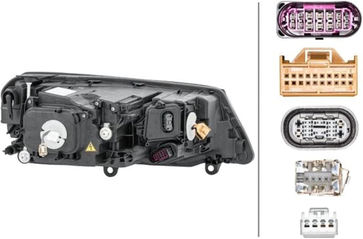 HELLA 1EL 011 937-411 Bi-Xenon/DE/LED-Hauptscheinwerfer - links - für u.a. VW Touareg (7P5, 7P6) Lin