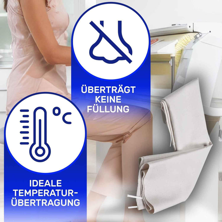 MONTERAL Bügeltuch Universal für Mangel Bügelautomat Walzbreite 65 cm mit dem Originalcode 00450134