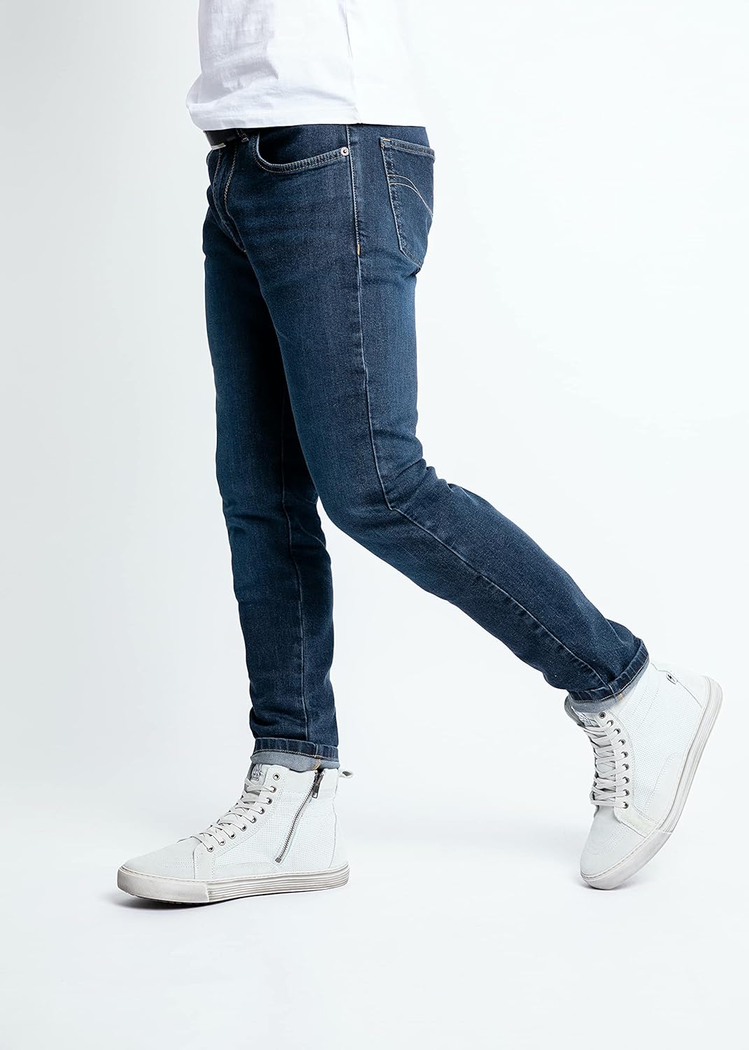 John Doe Dylan - Monolayer | CE - Zertifizierung AAA | Motorradhose | Atmungsaktiv | Motorrad Jeans