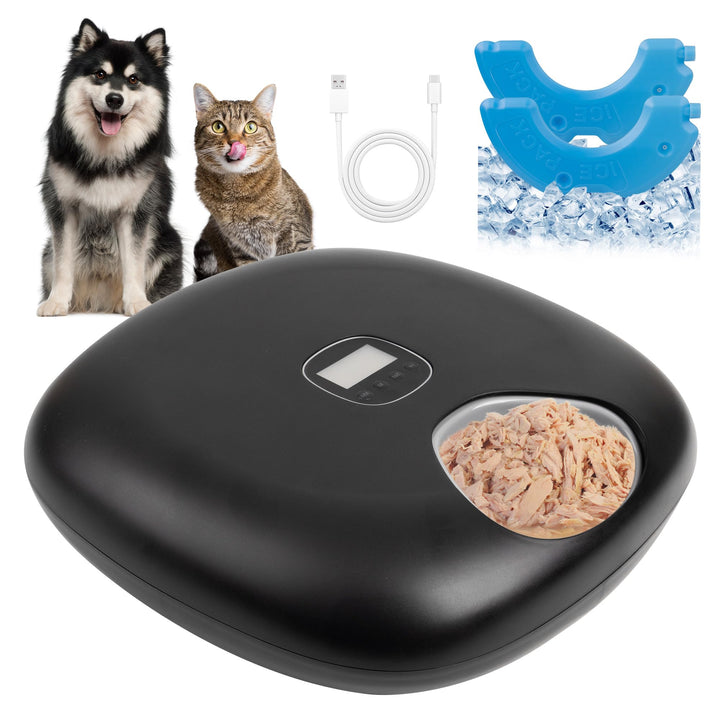 Pet Prime Futterautomat für Katzen (Nassfutter) – 6 Mahlzeiten, Intellegenter automatischer Feeder,