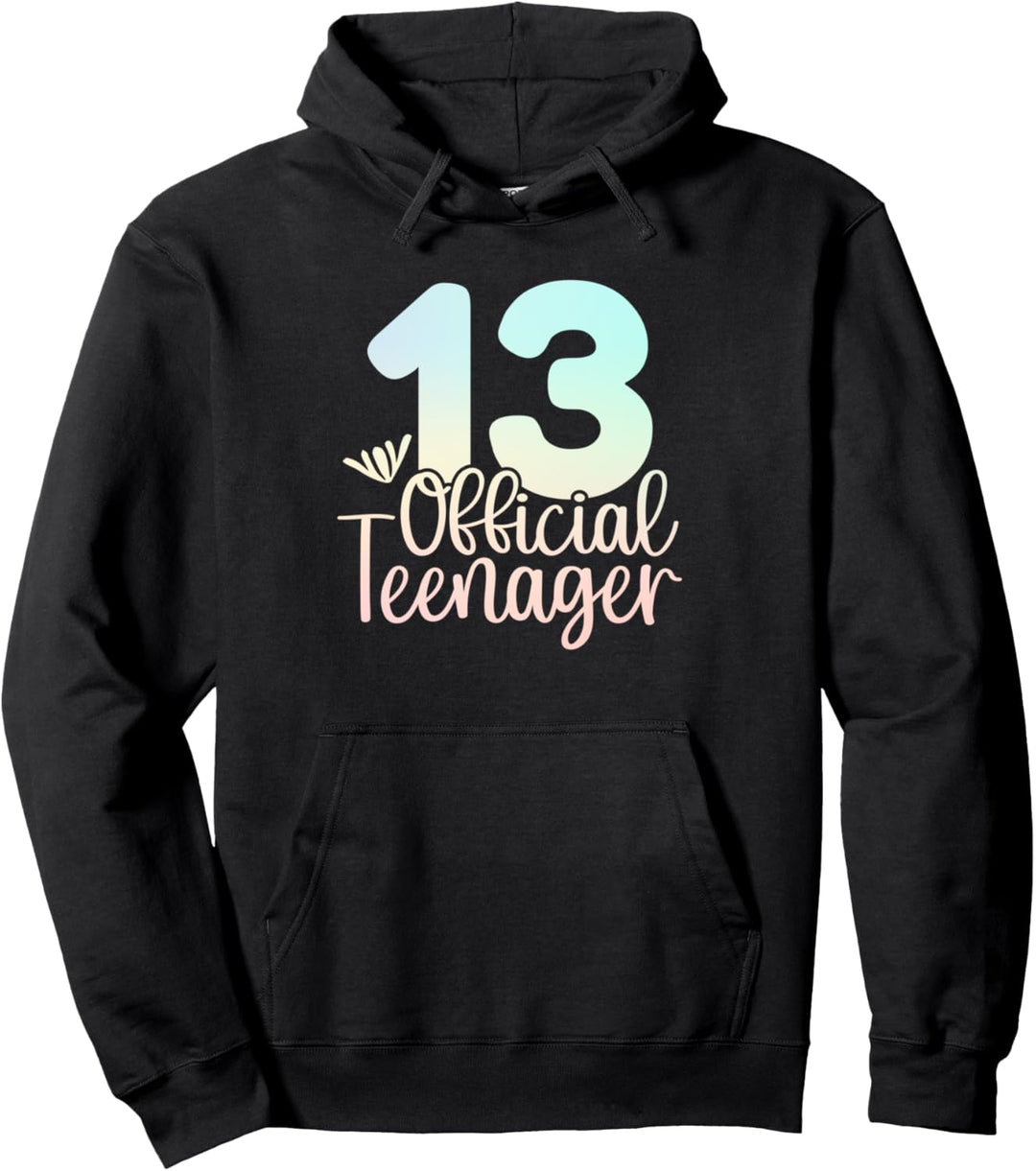 13. Geburtstag, Mädchen, 13 Jahre, Teenager, offizieller Geburtstag Pullover Hoodie