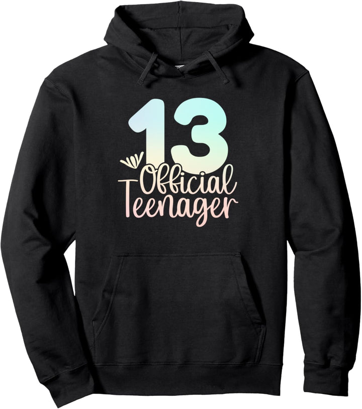 13. Geburtstag, Mädchen, 13 Jahre, Teenager, offizieller Geburtstag Pullover Hoodie