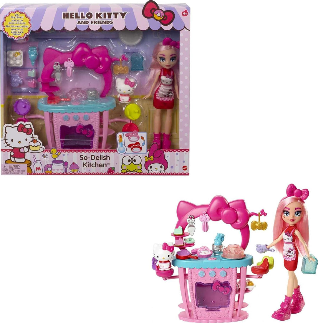 Mattel Mattel Hello Kitty GWX05 - Gourmetküchenspass Spielset, Mattel Mattel Hello Kitty und Éclair-