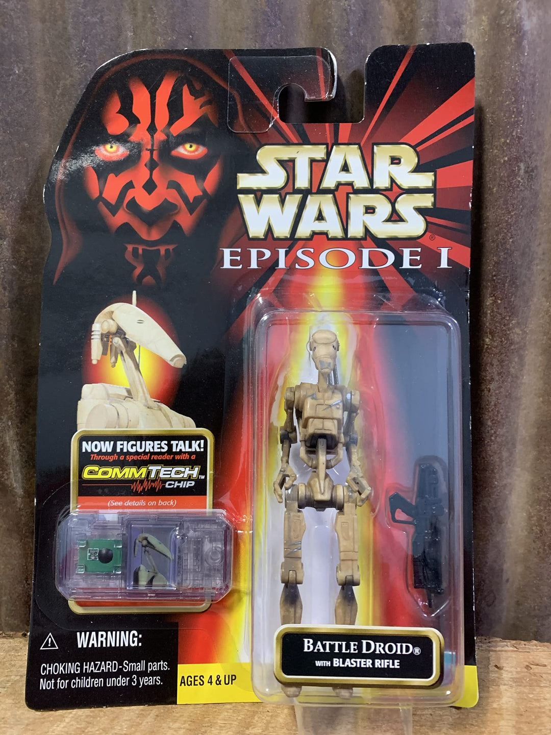 Hasbro Star Wars: Episode 1 Battle Droid (Dirty) Aktion Steht