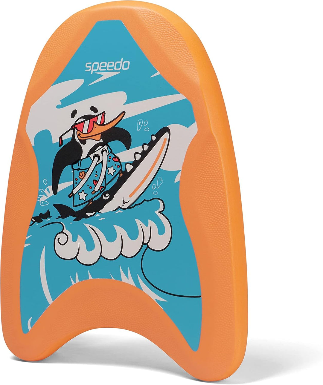 Speedo Unisex Kinder Printed Float Bedruckter Schwimmer, Chima-Azurblau/Neon-Orange, One Size