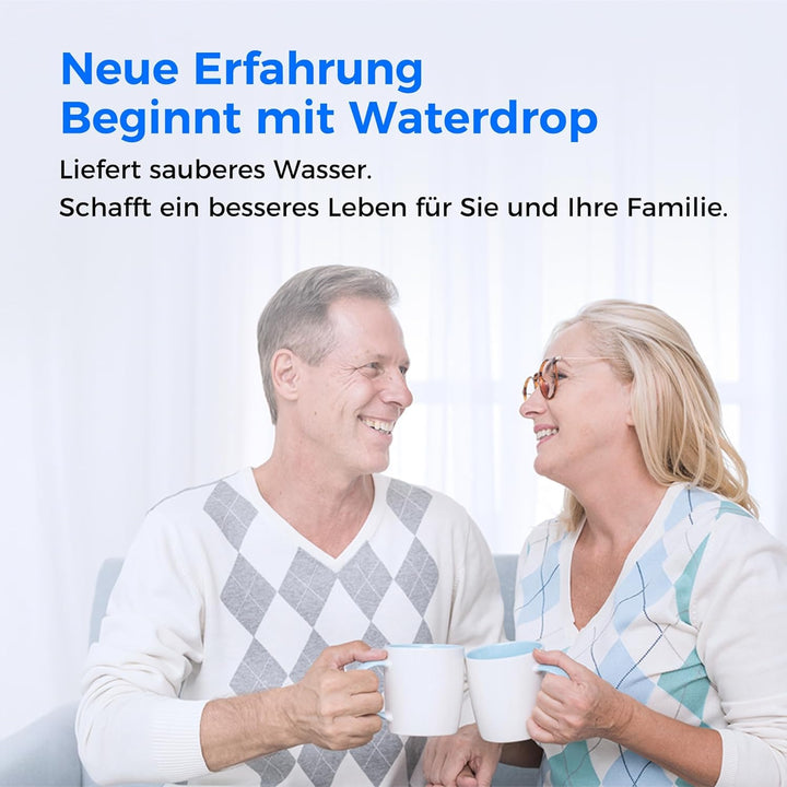Waterdrop TÜV SÜD Zertifizierte Ersatzwasserfilter für Jura® Blue, Kompatibel mit Jura® 71312 Blue u
