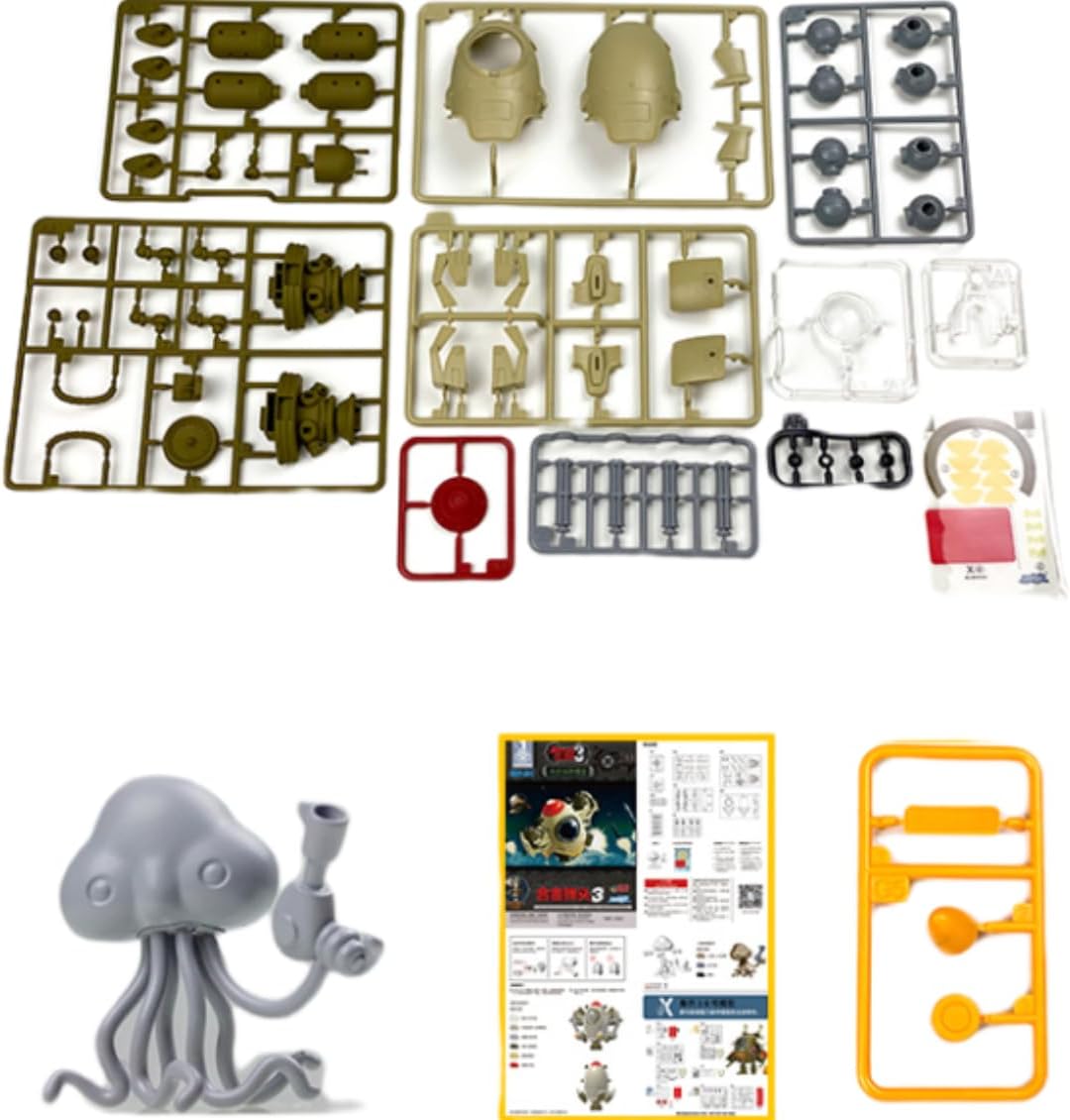 HiPlay Plastic Model Kits: Metal Slug3: ASV Space Combat Vehicle, Mecha Anime Style Collectible Acti