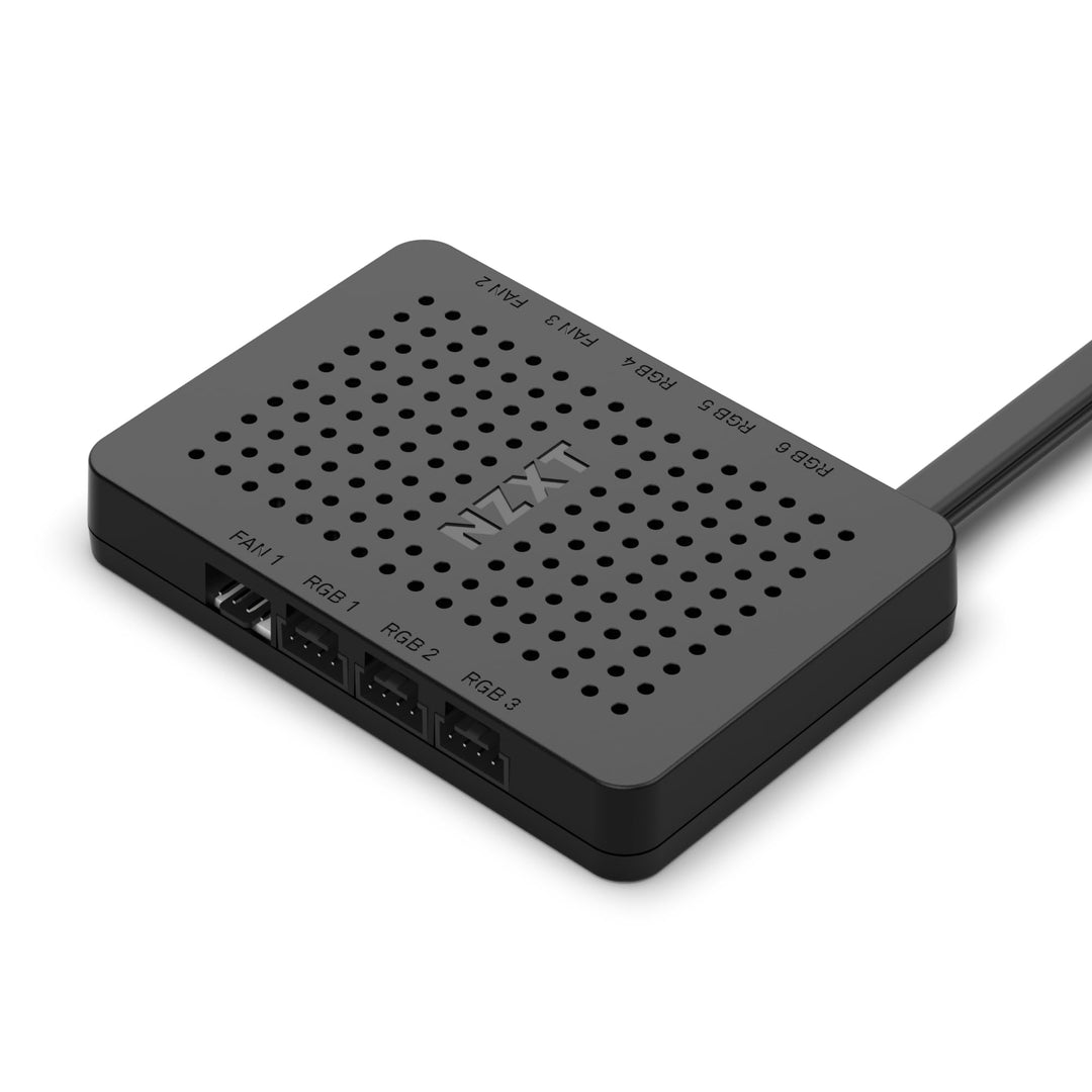 NZXT RGB & Fan Controller - AC-CRFR0-B1-6 RGB-Beleuchtungskanäle - 3 Lüfterkanäle - Anpassung der RG