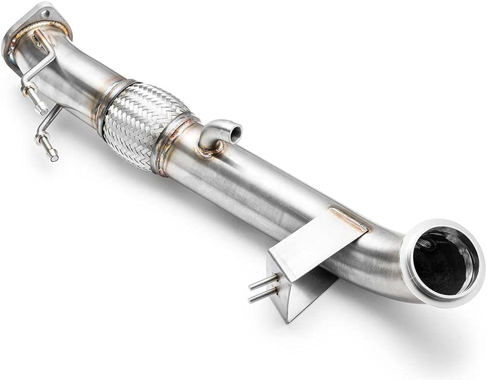 RM Motors Downpipe Rohr Decat kompatibet mit Focus ST Mk3 2.0T 2014 2015 2016 2017 2018 2019 2020 20