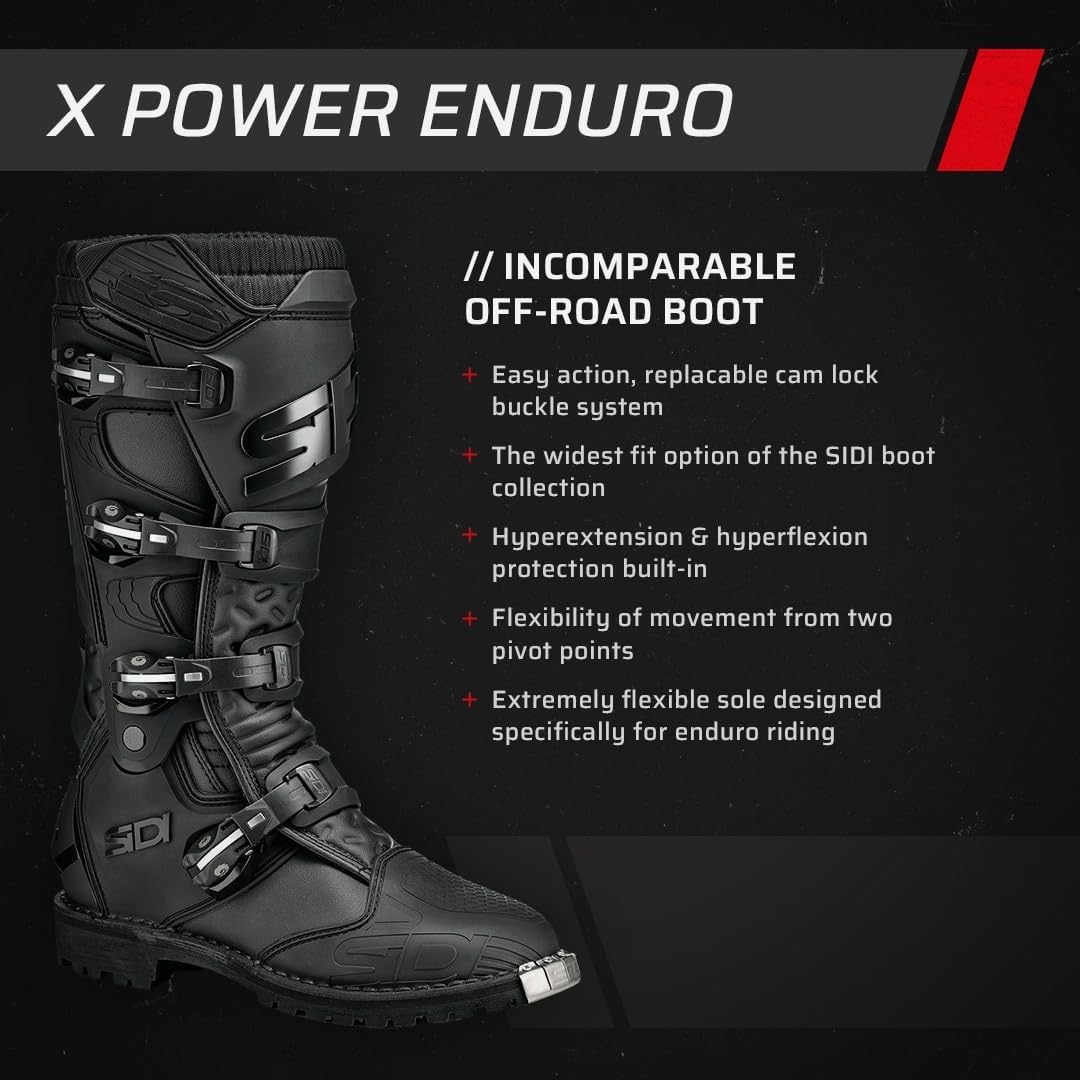 Sidi Herren Xpowerenduro Stiefel, Army Schwarz