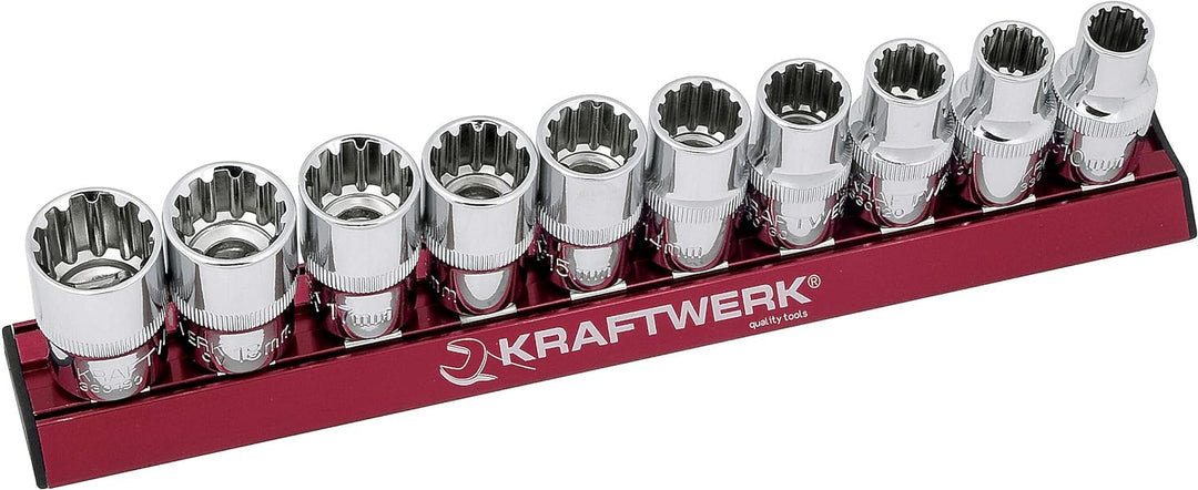 Kraftwerk 330990 10-teilig COMBI-Stecknusssatz Magalu 1/2 Zoll