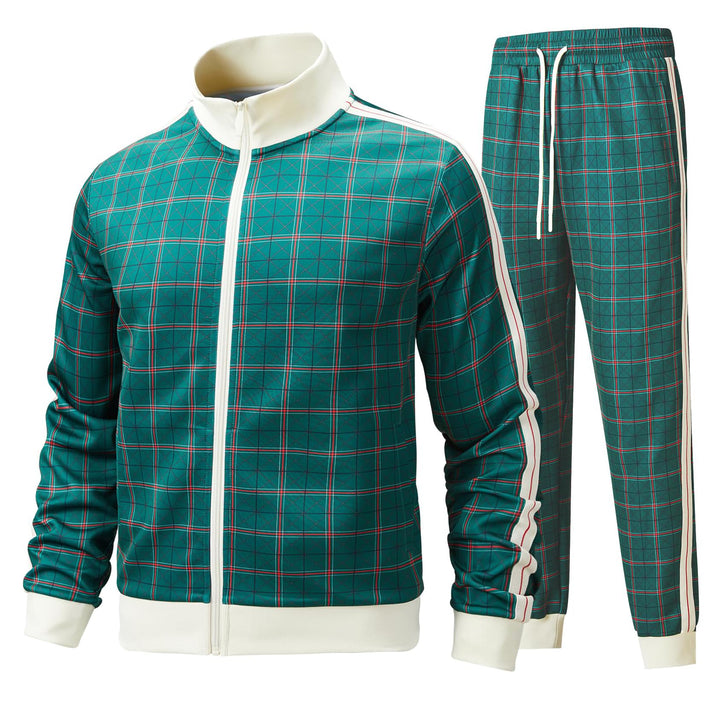 W JIANWANG Herren Jogginganzug Trainingsanzug Sportanzug Fussball Sporthose für Gym Tracksuit Atmung