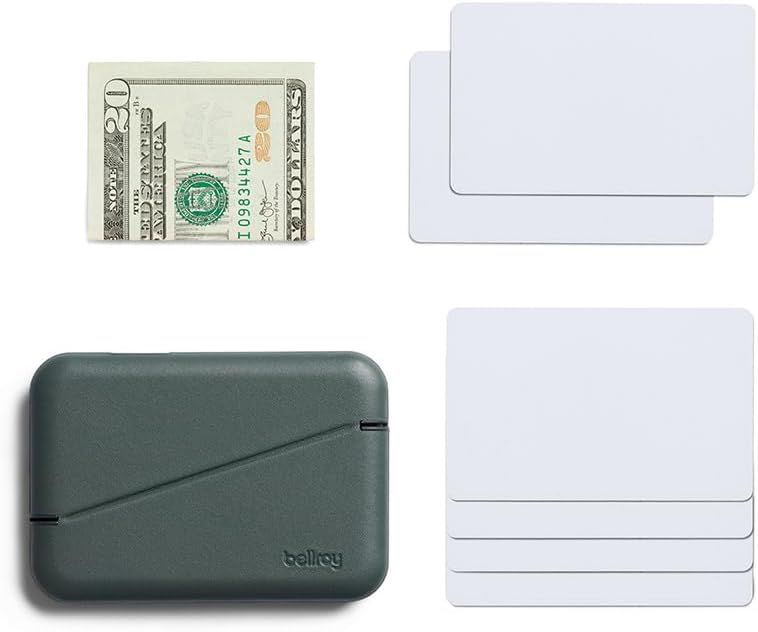 Bellroy Flip Case – (Kartenetui, Hardshell-Brieftasche) - Everglade, Everglade