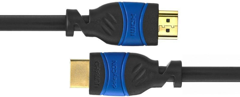 deleyCON 25m HDMI Kabel - Kompatibel zu HDMI 2.0a/b/1.4a - 4K UHD 2160p (4096x2160 Pixel) Full HD HD