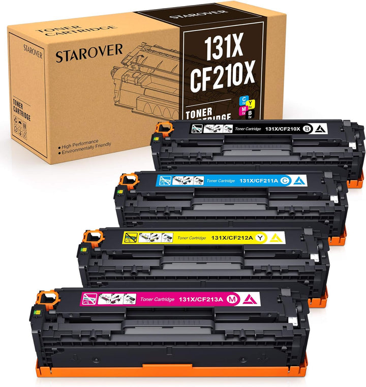 STAROVER Kompatible Tonerkartusche, Ersatz für HP 131X 131A CF210X CF210A für HP Laserjet M251nw M27