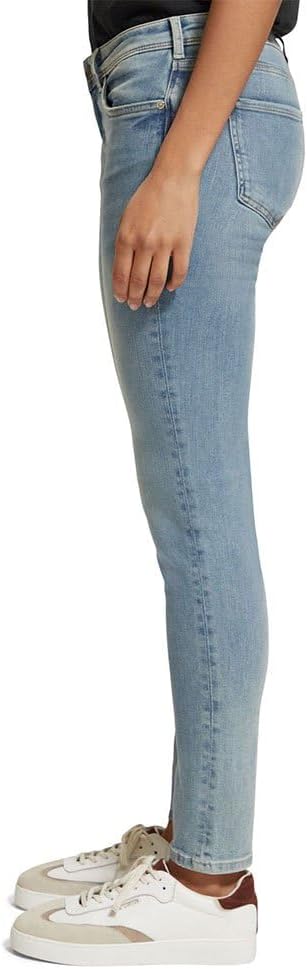 Scotch & Soda Damen Bohemienne Mid-Rise Skinny Jeans 28W / 30L Waterways, 28W / 30L Waterways