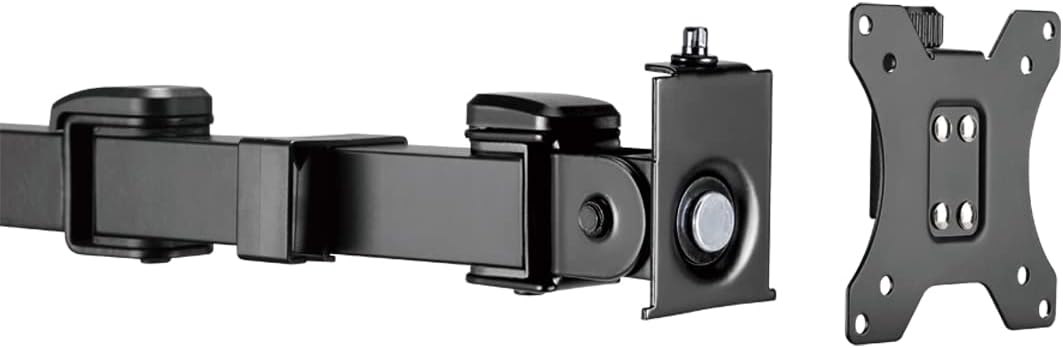 LogiLink BP0106 - Monitorhalterung 2-Fach, 17 32", Arml?nge: verstellbar Schwarz