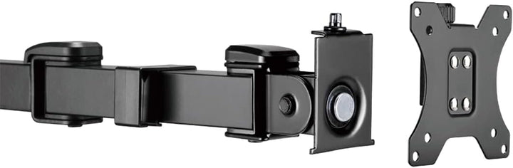 LogiLink BP0106 - Monitorhalterung 2-Fach, 17 32", Arml?nge: verstellbar Schwarz