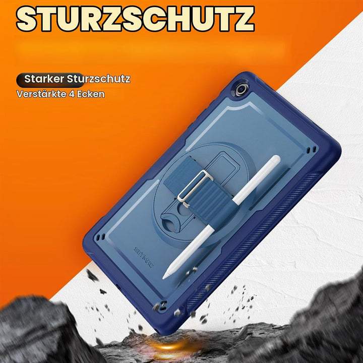 SEYMAC stock Hülle für Samsung Galaxy Tab A11+ Plus/A9+ Plus 11 Zoll 2025/2023, Stossfeste Hülle mit