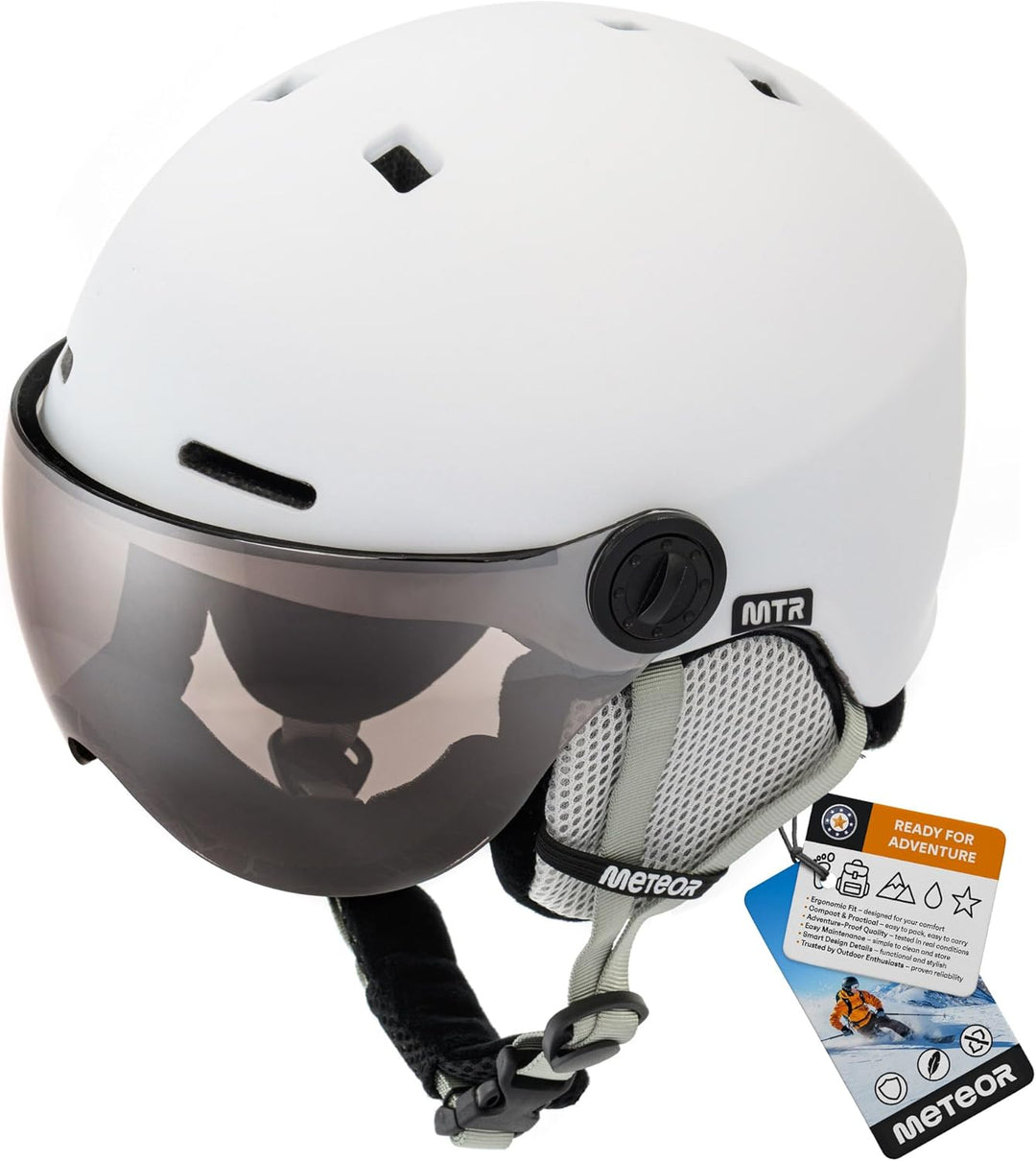 meteor Skihelm Kinder Snowboard Helm Herren Ski Helmet fur Mädchen Jungen Skihelm Damen