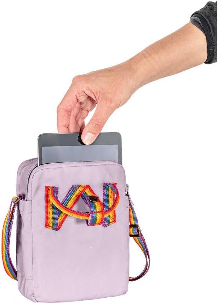 Fjällräven Kanken Rainbow Sling, 2.5 Liter/2,5 Liter, pastel lavender/rainbow pattern 2,5 Liter Past