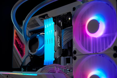 Kingston Fury Renegade RGB 16GB 3600MT/s DDR4 CL16 DIMM (Kit mit 2) Desktop Gaming Speicher - KF436C