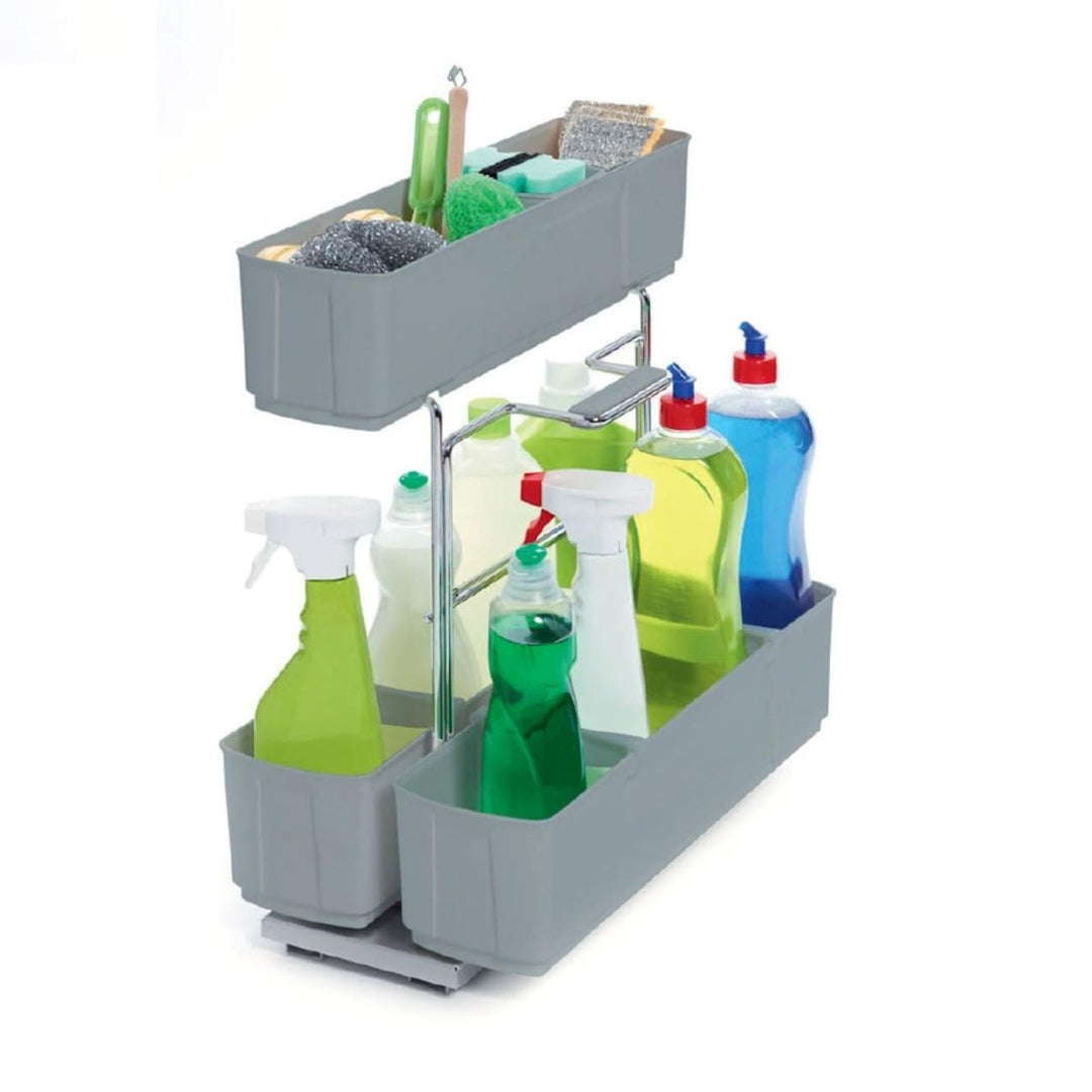 SOTECH CleaningAGENT Küchenauszug (BxTxH: 298 x 480 x 480 mm) Schrankauszug Putzmittelauszug Bodenmo