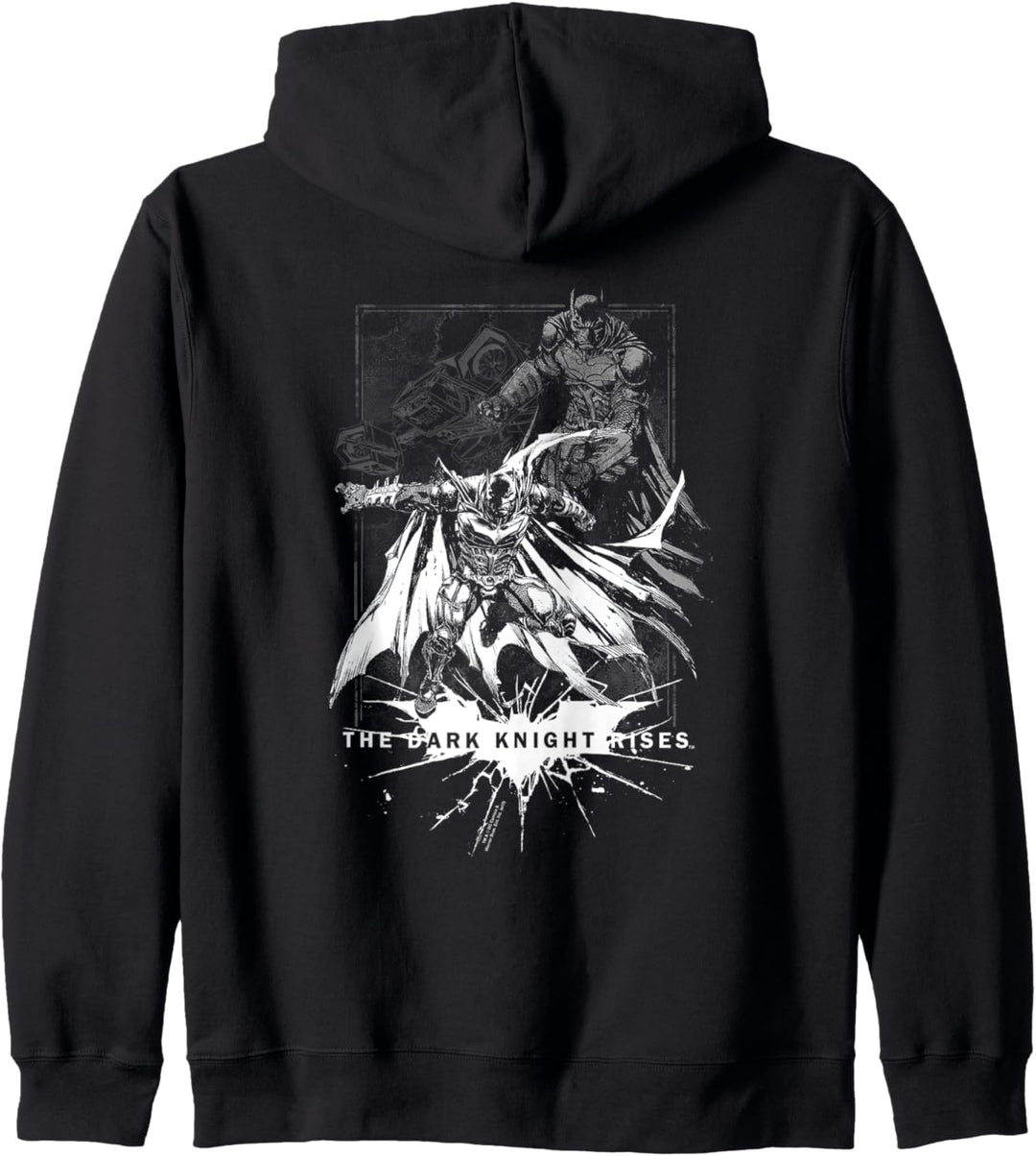 Batman Dark Knight Rises Rising Sketch Kapuzenjacke