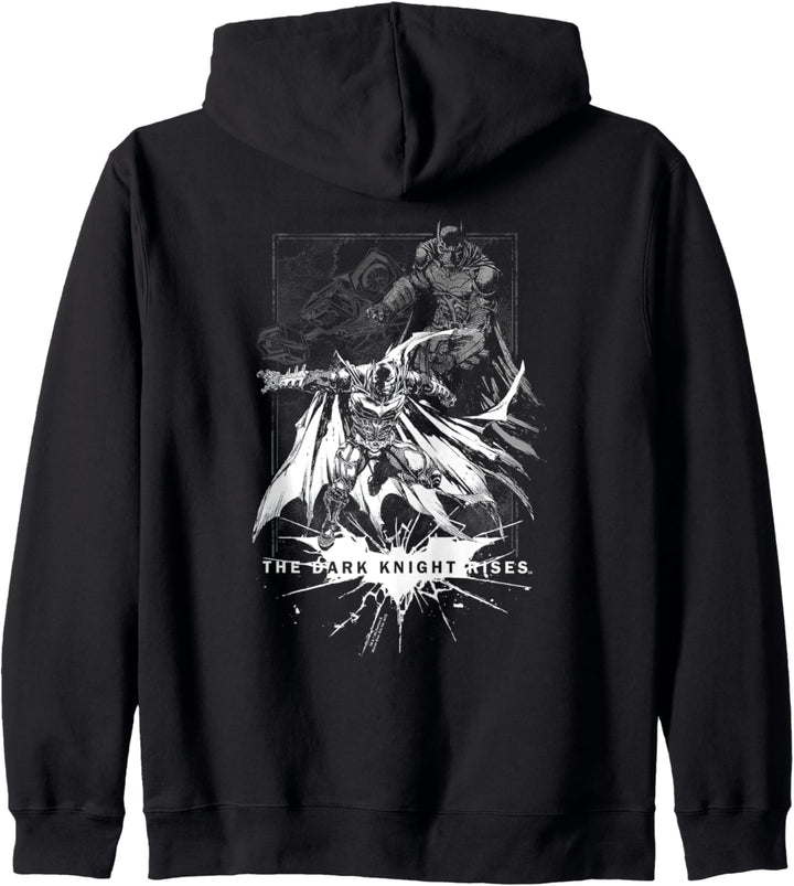 Batman Dark Knight Rises Rising Sketch Kapuzenjacke