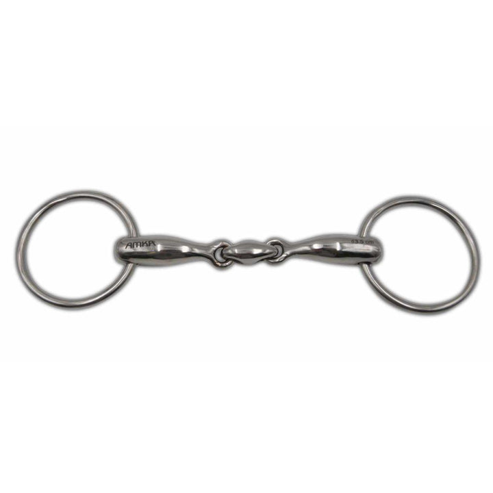 AMKA Wassertrense doppelt gebrochen massiv Edelstahl Stärke 18 mm, Ringe 65 mm, bis 17,5 cm 11,5, 11