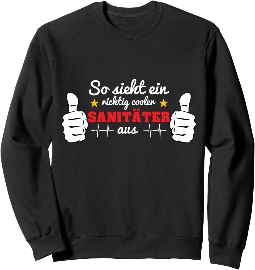 Sanitäter Rettungswagen Rettungssanitäter Notarzt Sweatshirt
