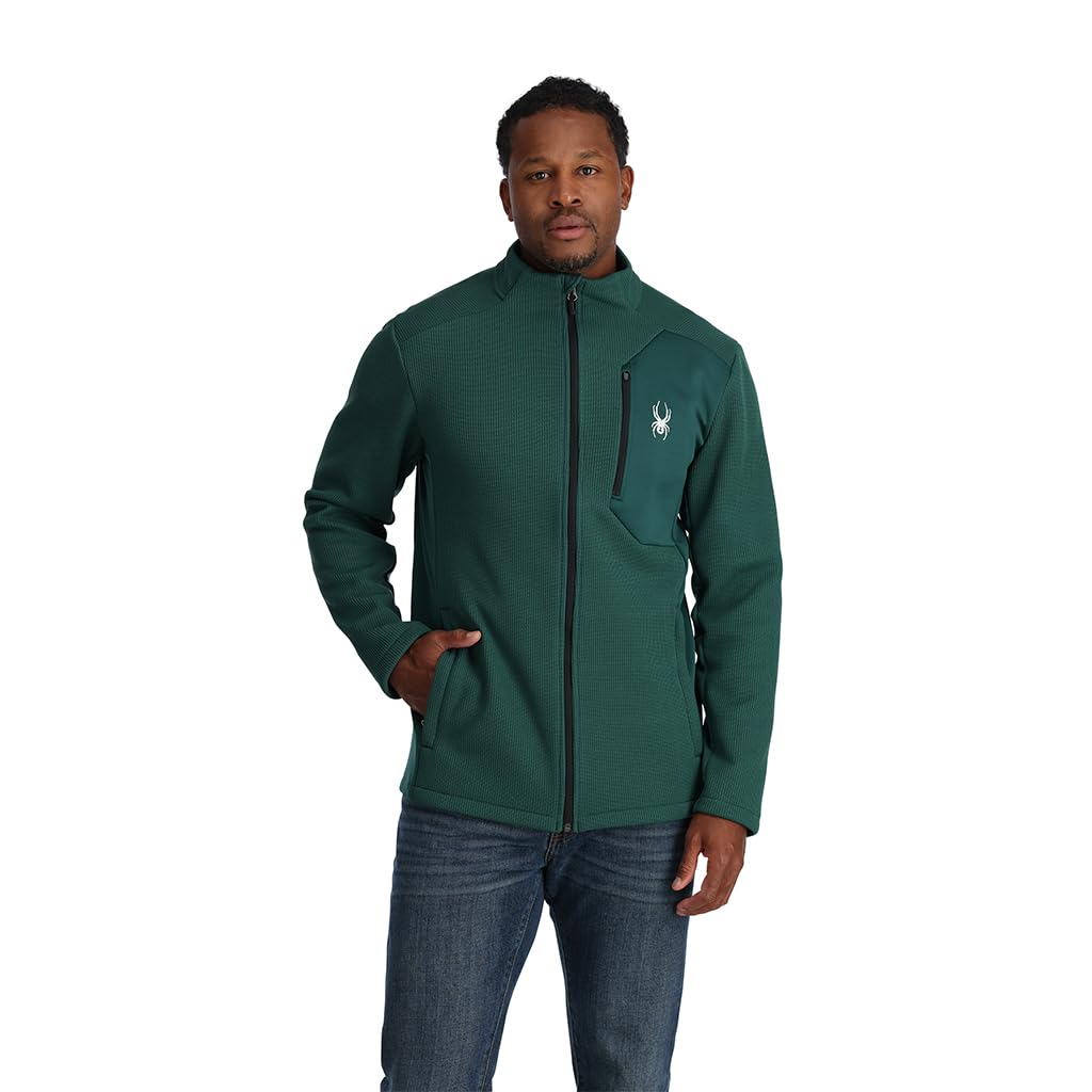 Spyder Herren Bandit Jacket Fleecejacke S Cypress Green, S Cypress Green
