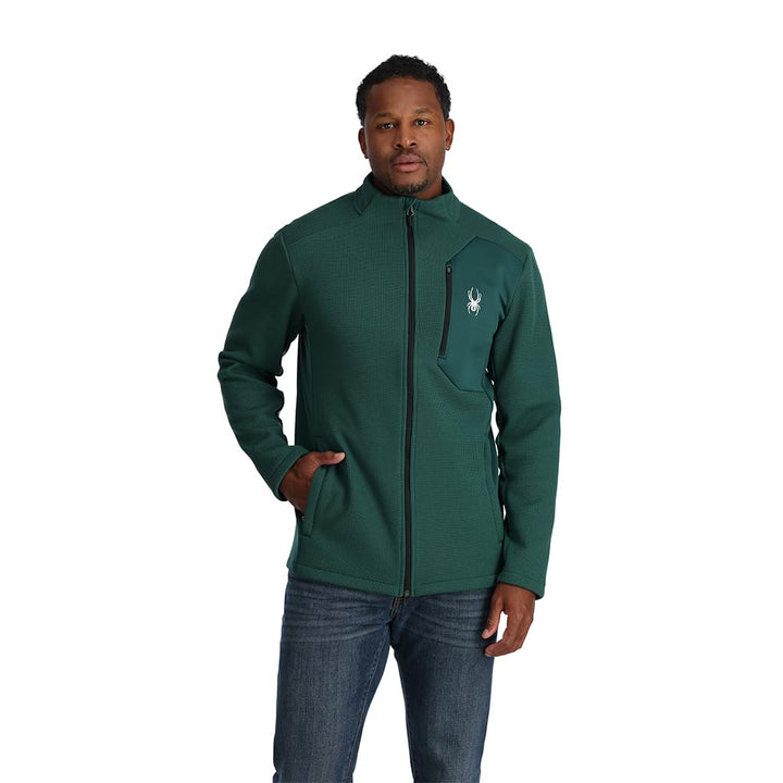 Spyder Herren Bandit Jacket Fleecejacke S Cypress Green, S Cypress Green