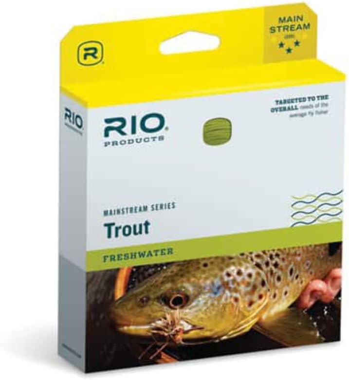 Rio Mainstream Trout Weight Forward Fly Line - Fly Fishing WF4F, WF4F