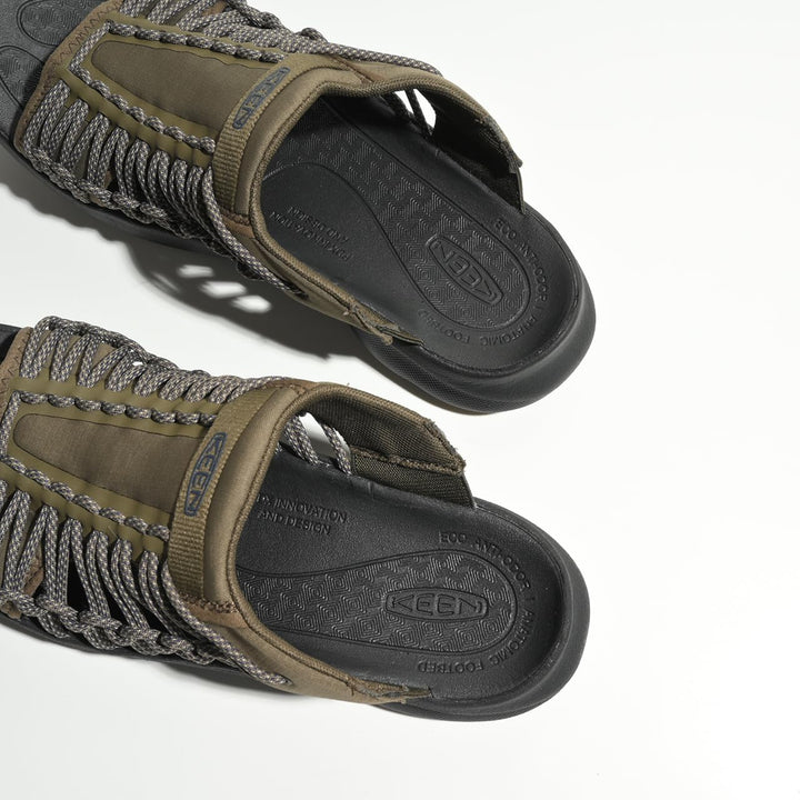 KEEN Herren Uneek Snk Slide Hausschuh 41 EU Schwarz, 41 EU Schwarz