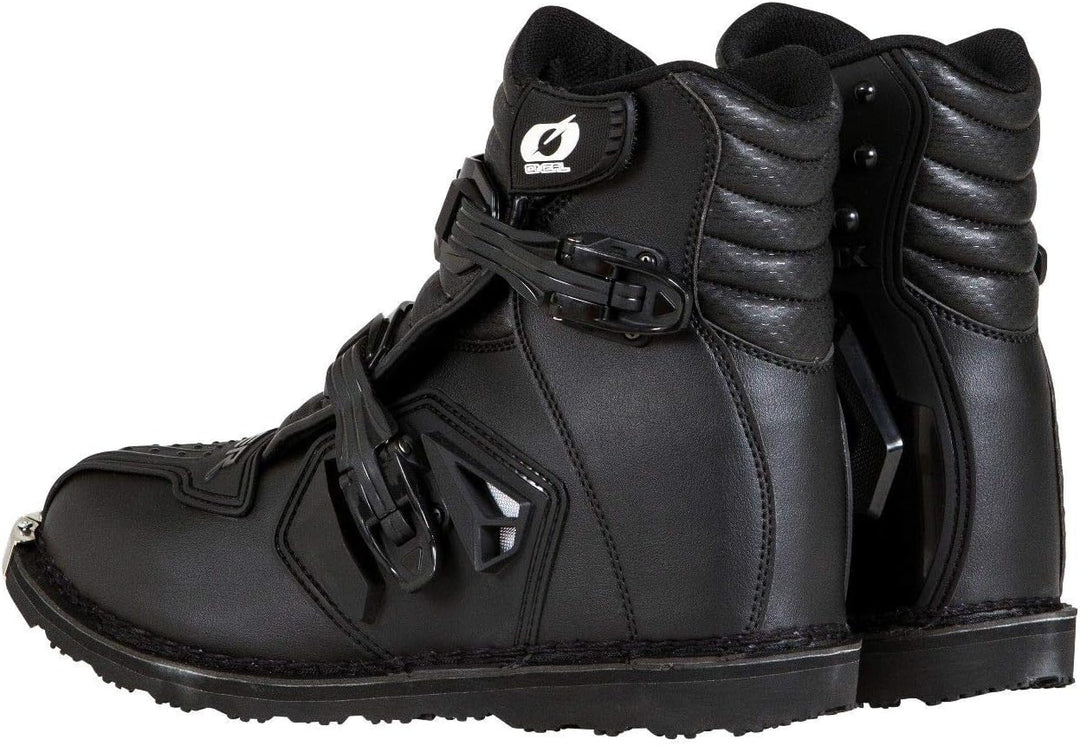 O'NEAL Rider Shorty-Stiefel für Erwachsene, Uni, Schwarz, Grösse 40 12 UK, 12 UK