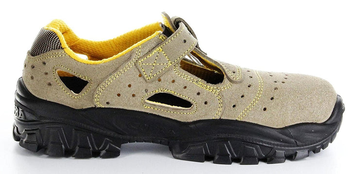 Cofra NT040-000.W36 NEW BRENTA S1 P SRC Sicherheitssandalen, Beige/Orange, Grösse 36 36 EU, 36 EU