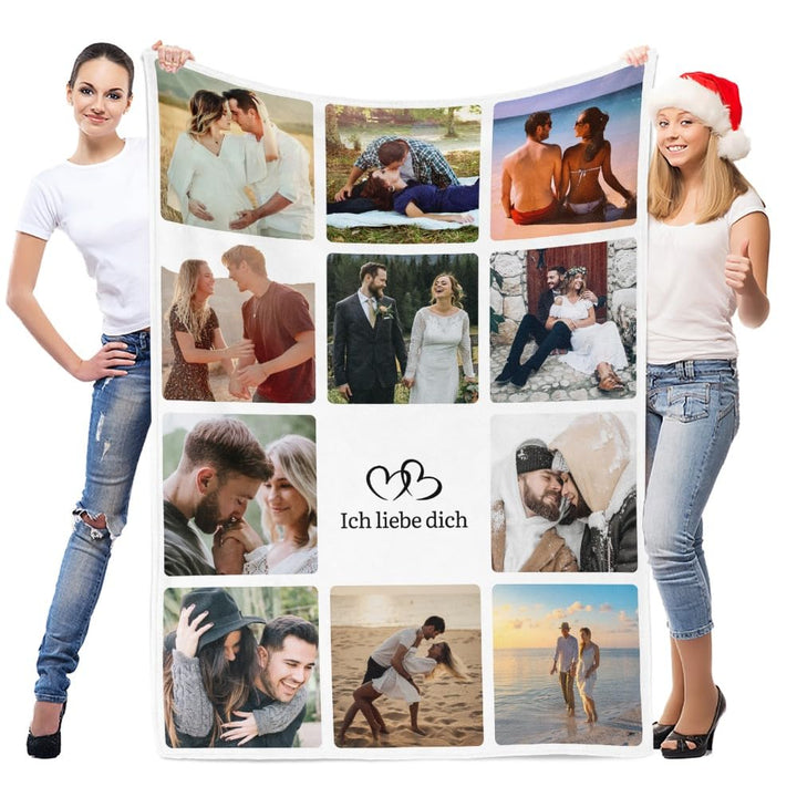 LNM Personalisierte Decken mit Foto, Personalisierte Decke, Personalisierte Foto Decke, Personalisie