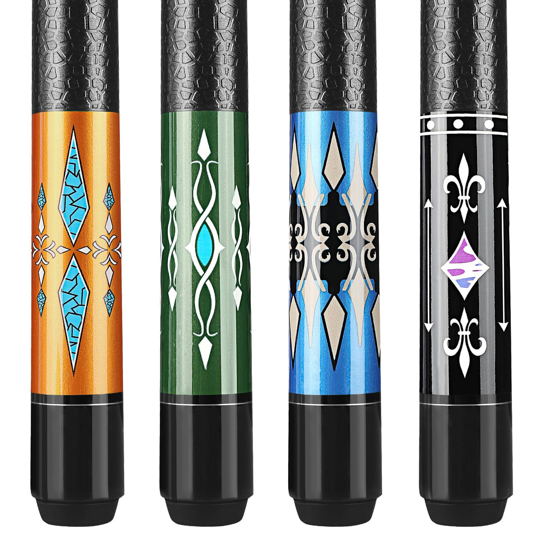 Billard Queue 18 19 20 21 oz, 58" Pool Queue Sticks 13mm Spitzen für Professionelle Billardspieler,