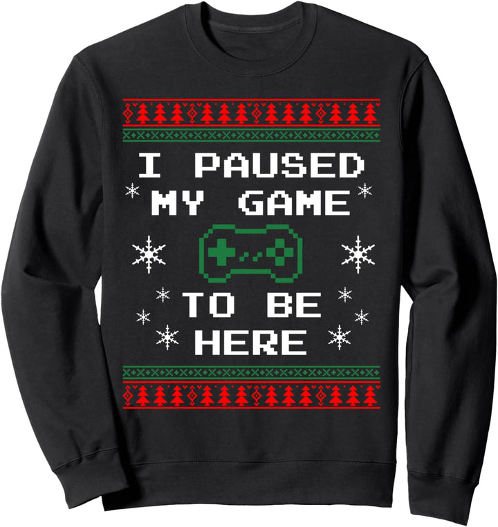 Weihnachten Gaming Ugly Christmas Lustig Gamer Geschenk Sweatshirt
