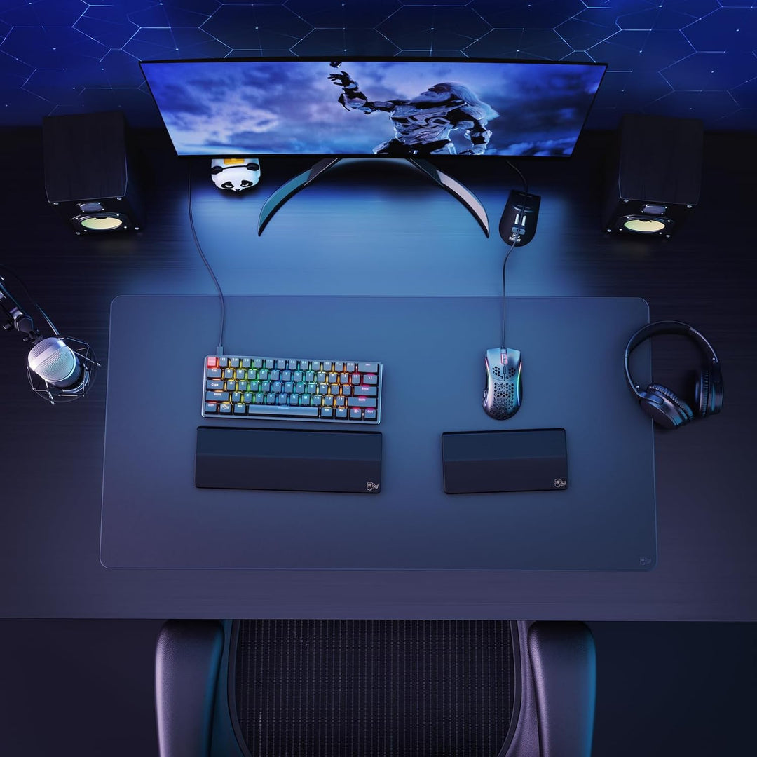 Glorious PC Gaming Race Tastatur-Handballenauflage, Compact, Holz - Schwarzbraun Schwarzbraun Compac