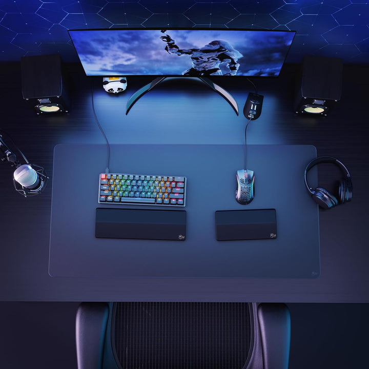 Glorious PC Gaming Race Tastatur-Handballenauflage, Compact, Holz - Schwarzbraun Schwarzbraun Compac