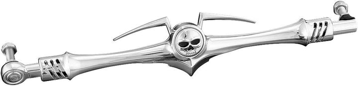 Kuryakyn 1075 Zombie Skull Schaltgestänge für Harley-Davidson Motorräder 1980-2019, Chrom