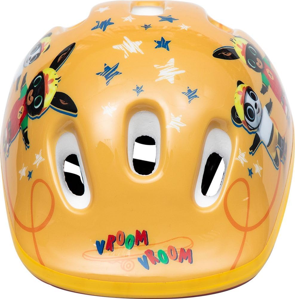 Bing Unisex Kinder Fahrradhelm, gelb, XS
