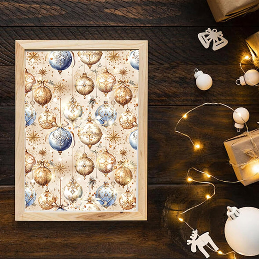 Scrapbook Papier Weihnachten Bastelpapier, 24 Blatt Doppelseitiges Winter Motivpapier, Buntes Dekopa